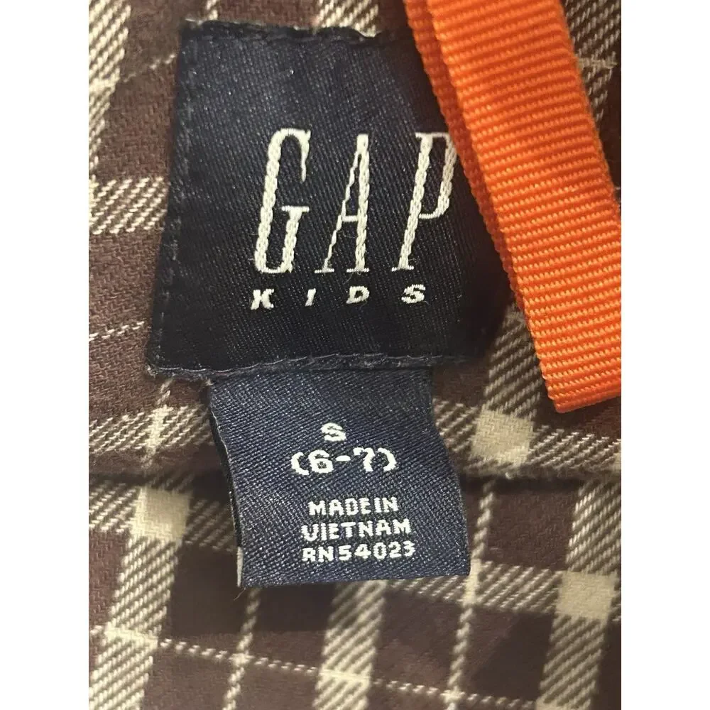 GAP Kids Puffer Vest Black Size Small (6–7) Lined Puffy‎